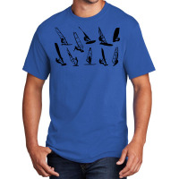 10 Windsurfer Black Surfboard Music Basic T-shirt | Artistshot