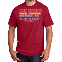 Surf In Blacks Beach Love Basic T-shirt | Artistshot