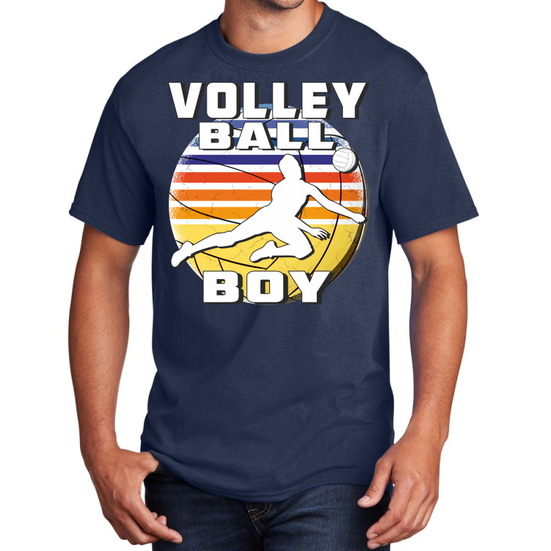 Volleyball Boy Humor Basic T-shirt | Artistshot