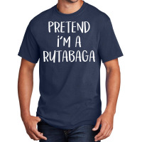 Pretend I'm A Rutabaga Costume Funny Food Hallowee Basic T-shirt | Artistshot