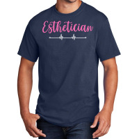 Esthetician Font Contrast Design Basic T-shirt | Artistshot