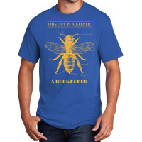 This Guy Is A Keeper A Beekeeper Aesthetic Basic T-shirt | Artistshot