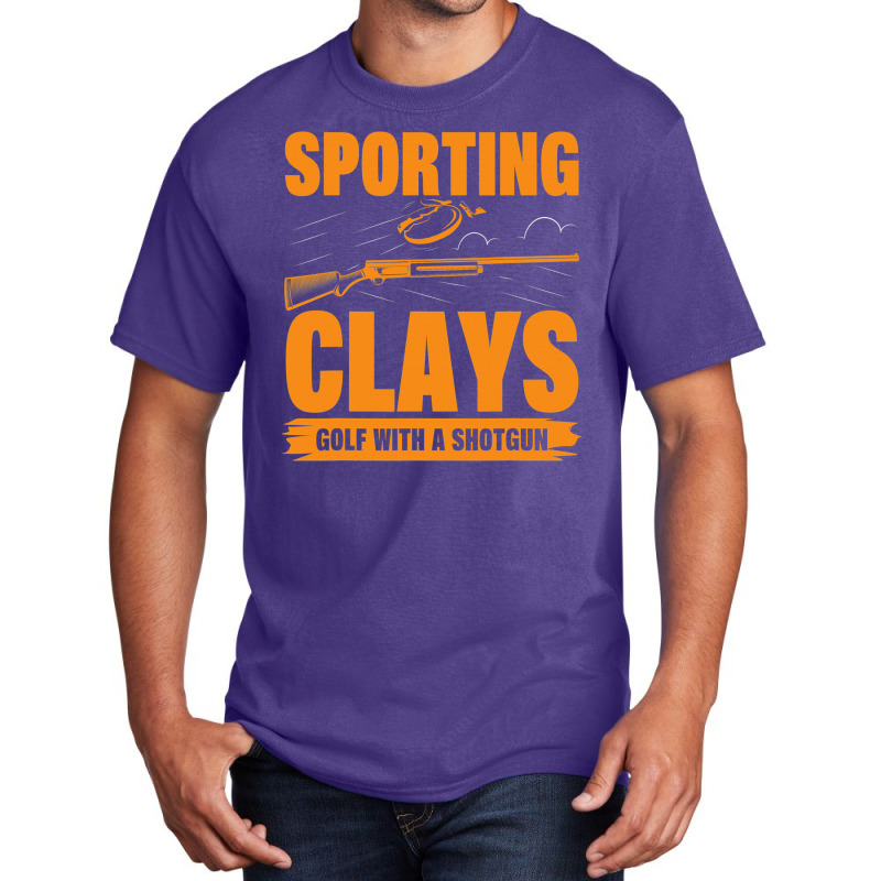 Sporting Clays Is Like Golf But For Trap Skeet Basic T-shirt | Artistshot