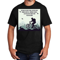 Mountain Bicycle Hippie Basic T-shirt | Artistshot