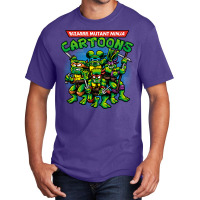 Ninja Cartoons Basic T-shirt | Artistshot