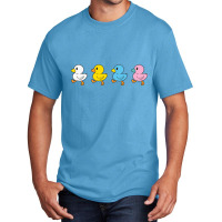 Four Little Ducks In A Row Basic T-shirt | Artistshot