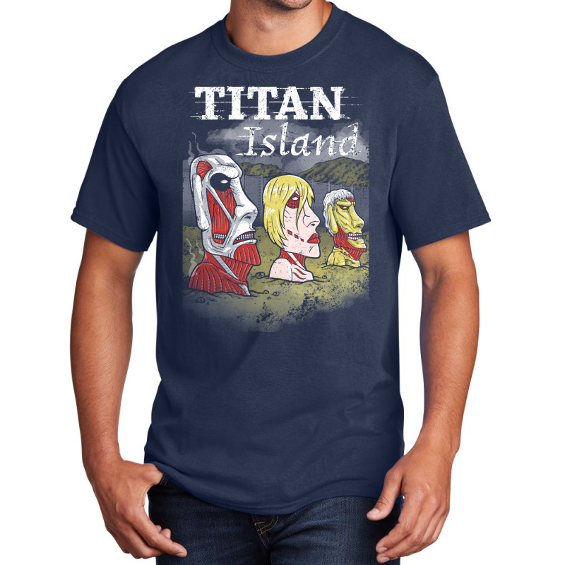 Titan Island Basic T-shirt | Artistshot