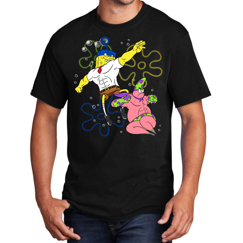 Sponge Knight Returns Basic T-shirt by micsikhibinop | Artistshot