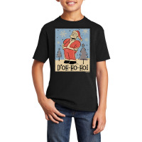 The Simpsons Homer Santa Christmas Holiday Dâ€ Basic Youth T-shirt | Artistshot