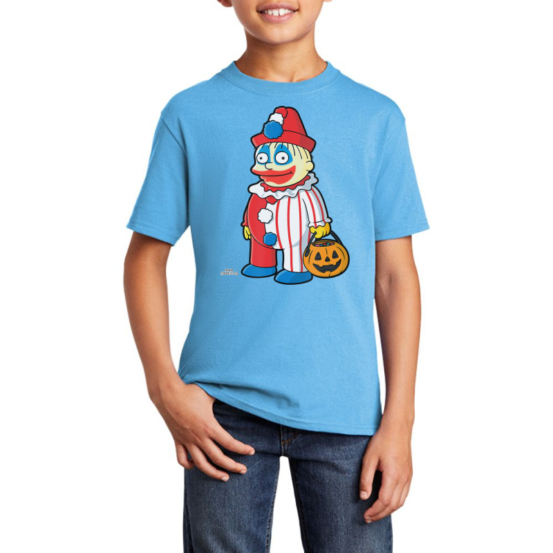 The Simpsons Ralph Clown Treehouse Of Horror Hallo Basic Youth T-shirt | Artistshot