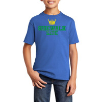 Sidewalk Side Mardi Gras Funny Festival Parade Cos Basic Youth T-shirt | Artistshot