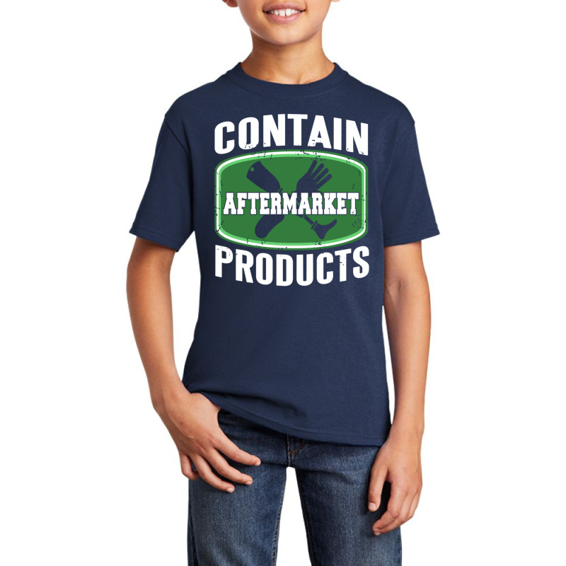 Contain Aftermarket Product Funny Prosthesis Prese Basic Youth T-shirt by wafaha | Artistshot