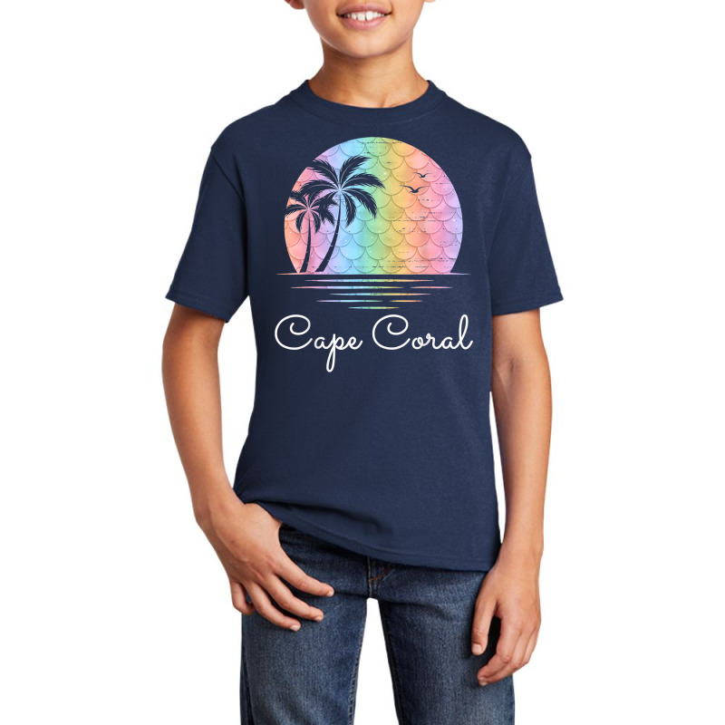 Cape Coral Florida Vacation Beach Island Family Gr Basic Youth T-shirt by nikpeycha | Artistshot