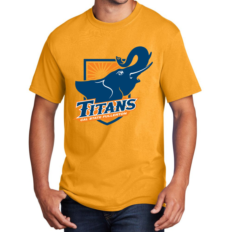 Cal,-state,-fullerton,-titans Basic T-shirt | Artistshot