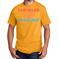 I Leveled Up To Big Bro New Brother Gift Travel Basic T-shirt | Artistshot