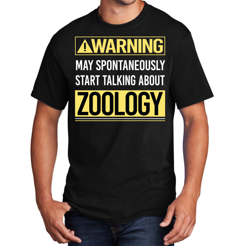 Warning About Zoology Zoologist Aesthetic Basic T-shirt | Artistshot