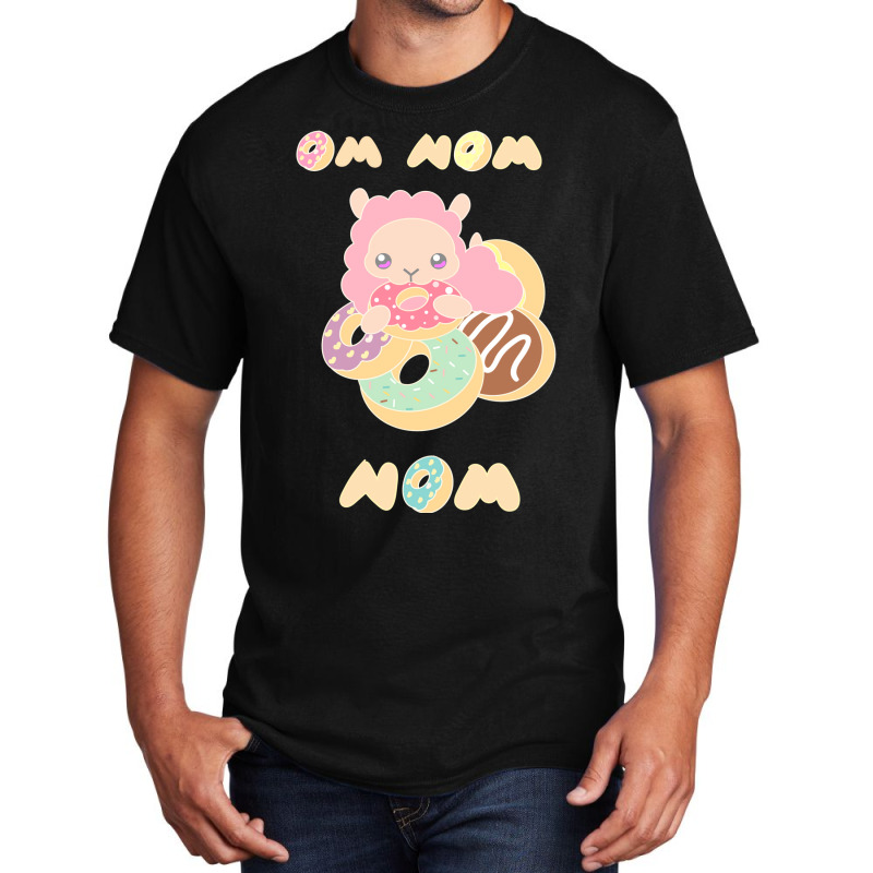 Omnomnom Donupaca Basic T-shirt by rotaewinga | Artistshot