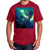 Magic Tree Green 38 Basic T-shirt | Artistshot