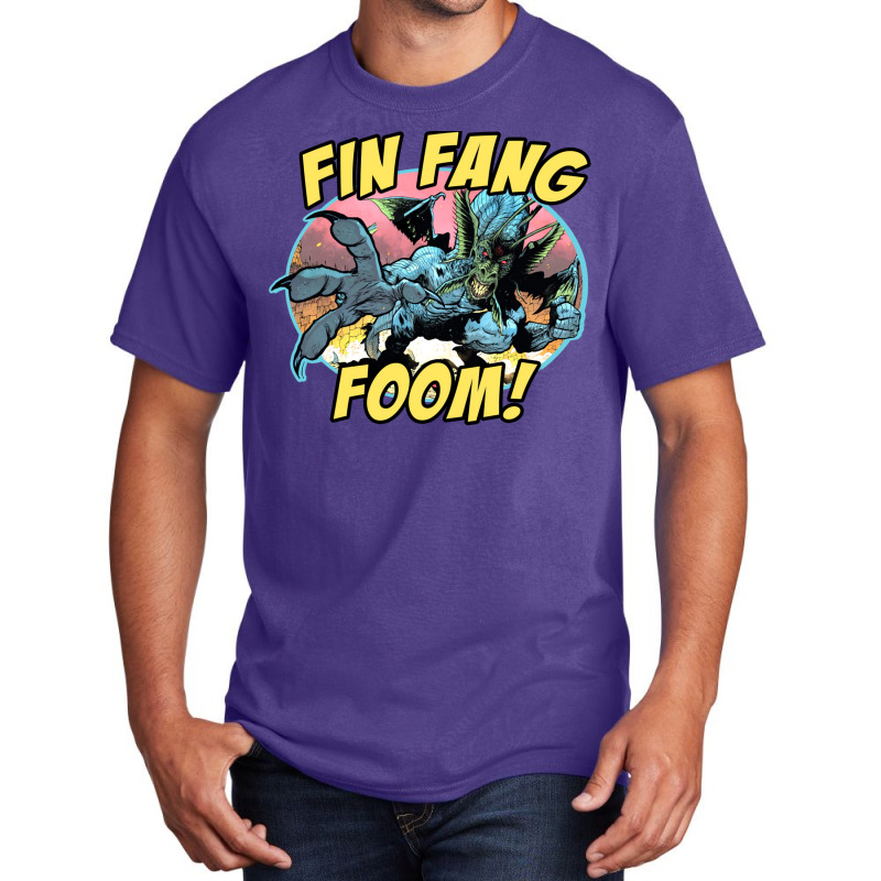 Fin Fang Foom (for Light Shirts) Basic T-shirt by elmirnaswaa | Artistshot