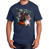 Final Fantasy Vii   Collage Basic T-shirt | Artistshot