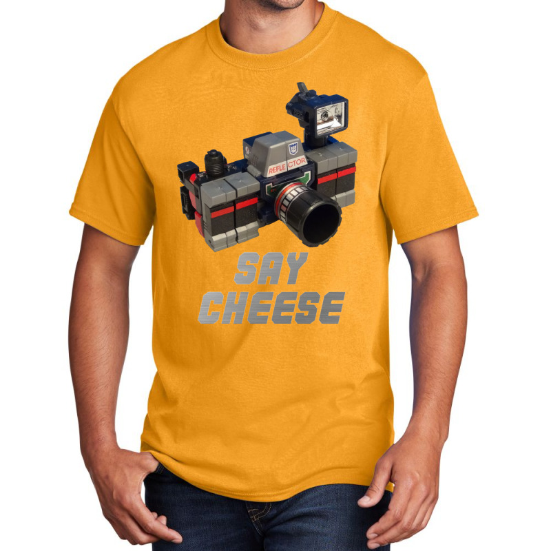 Reflector Say Cheese Basic T-shirt | Artistshot