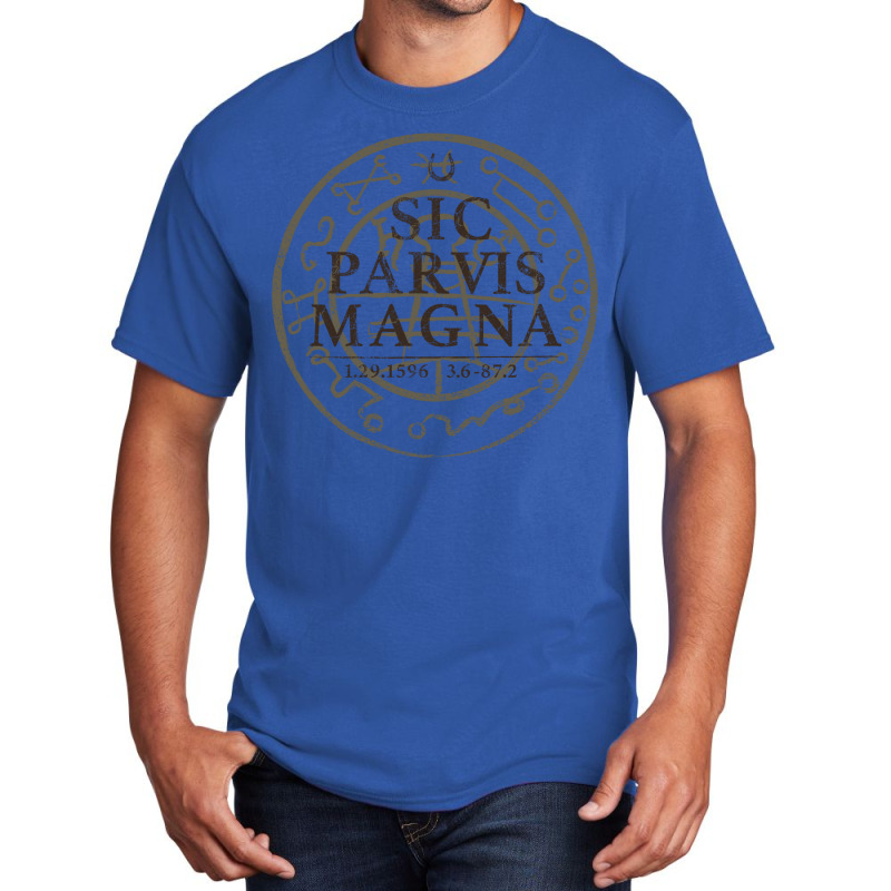 Uncharted Sic Parvis Magna Basic T-shirt | Artistshot