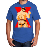 Adam Likes Jockstraps   Red Basic T-shirt | Artistshot