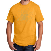 Retro Narrator Polyhedral D20 Dice Basic T-shirt | Artistshot