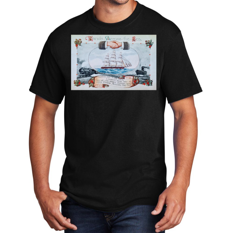 Hands Across The Sea Basic T-shirt | Artistshot