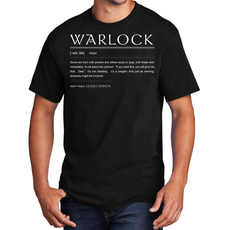 Warlock Definition Basic T-shirt by ysraageta9 | Artistshot