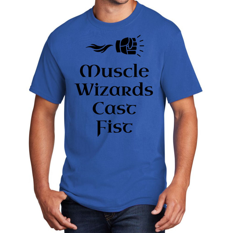 Muscle Wizard Cast Fist Basic T-shirt | Artistshot