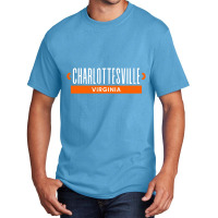 Charlottesville Virginia Retro Distressed Va Athle Basic T-shirt | Artistshot