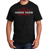 Chaotic Stupid Alignment Tabletop Rpg Addict 31 Basic T-shirt | Artistshot