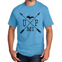 Up Mi Upper Peninsula Michigan Graphic Yoopers 906 Basic T-shirt | Artistshot