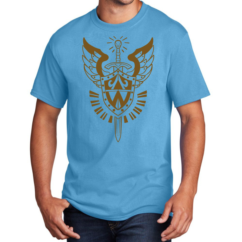 Paladin   Oath Of Devotion Gold Basic T-shirt by shzthiareh | Artistshot