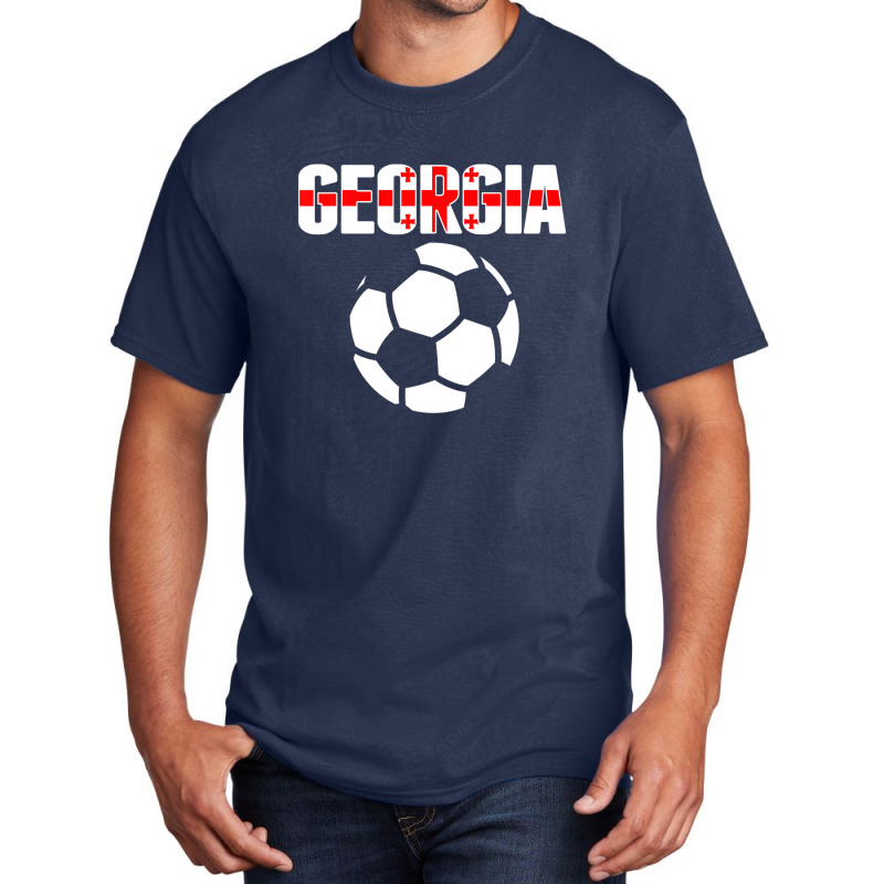 Proud Georgia Soccer Fans Jersey - Support Georgia Basic T-shirt by burisiuliq2 | Artistshot