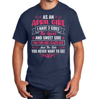 As An April Girl   Girl T Shirt Basic T-shirt | Artistshot