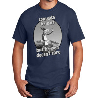 Cow Eats Banana 35 Basic T-shirt | Artistshot