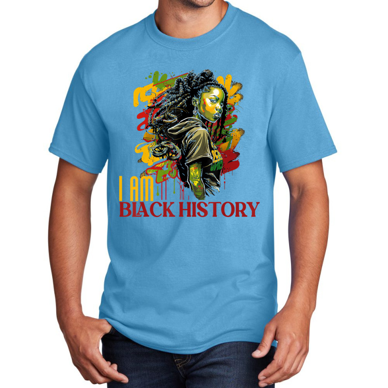 I Am Black History Month Strong And Confident 1st Basic T-shirt by mogakino | Artistshot