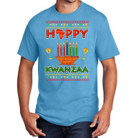 Happy Kwanzaa Kinara Candles African American Chri Basic T-shirt | Artistshot