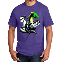 Dragon Video Game Controller Game Players Dragon L Basic T-shirt | Artistshot