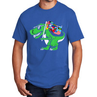 Dinosaur Latin Countries Flag Hispanic Heritage Mo Basic T-shirt | Artistshot