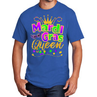 Mardi Gras Queen Crown Parade Costume Party Women Basic T-shirt | Artistshot