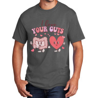 I Love Your Guts Valentines Day Gi Nurse Gastroent Basic T-shirt | Artistshot