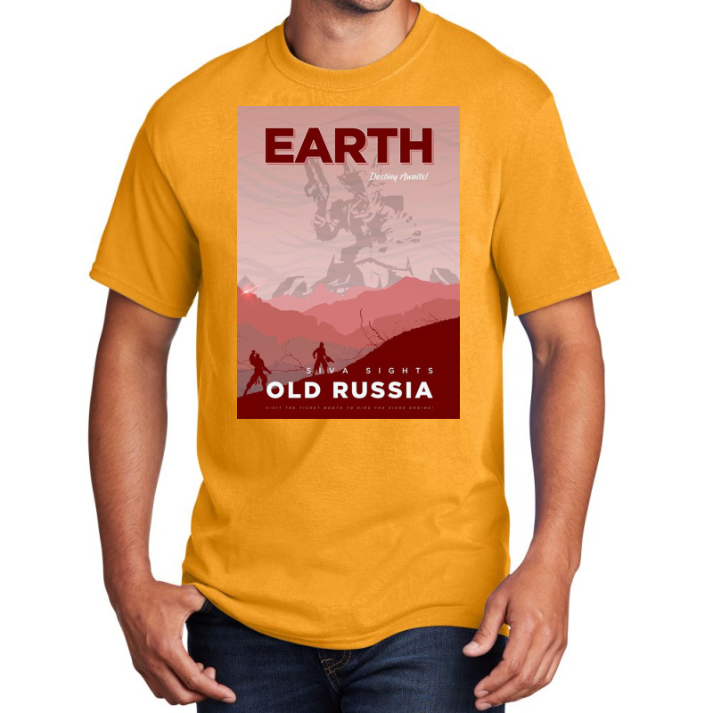 Destination Earth Basic T-shirt | Artistshot