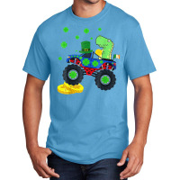 Dinosaur St Patrick's Day Monster Truck Irish Basic T-shirt | Artistshot