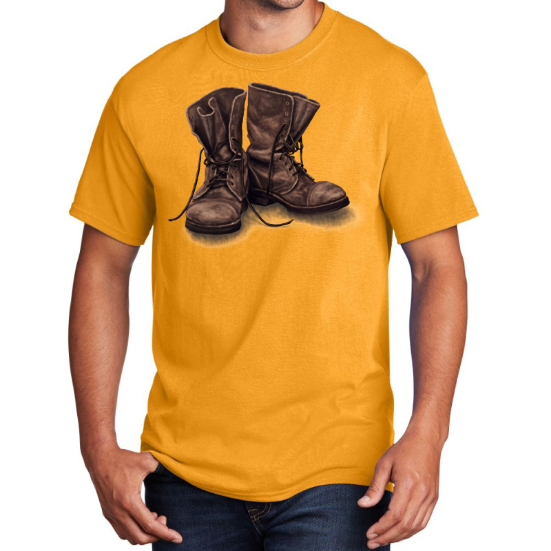 Boots   5e Series Basic T-shirt by filesphomp | Artistshot