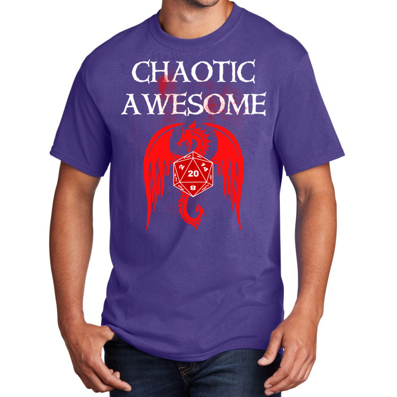 Chaotic Awesome Basic T-shirt by filesphomp | Artistshot