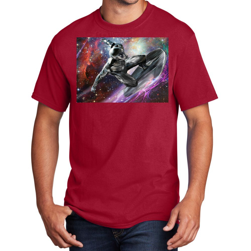 Silver Surfer 2 Basic T-shirt by alchaobpsr | Artistshot