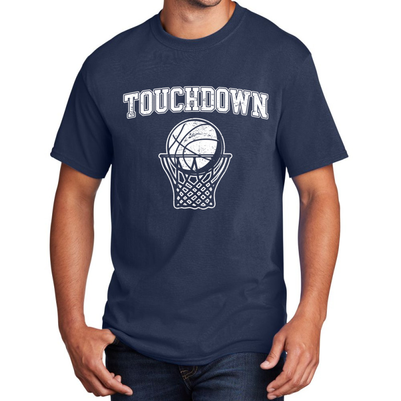 Touchdown   Funny Football Basketball Sports T Shi Basic T-shirt | Artistshot